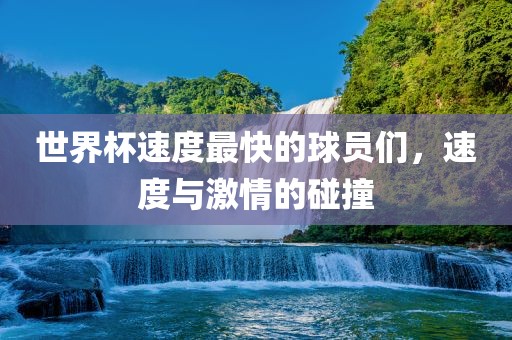 世界杯丹东日丰电子有限公司速度最快的球员们，速度与激情的碰撞