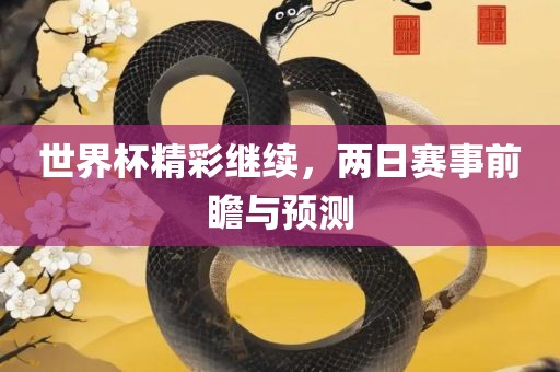 世界杯精彩继续，两日赛事前瞻与预测丹东日丰电子有限公司