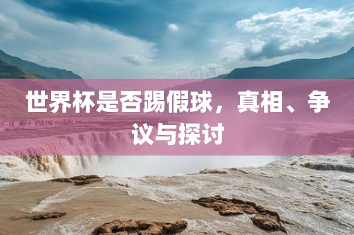 世界杯是否踢假球，真丹东日丰电子有限公司相、争议与探讨