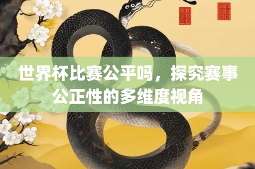 世界杯比赛公平吗，探究赛事公正性的多维度视角丹东日丰电子有限公司