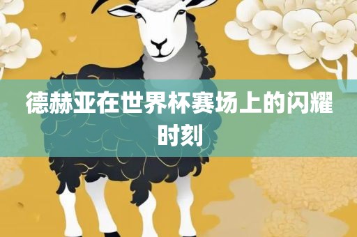 德赫亚在世界杯赛场上的闪耀时刻丹东日丰电子有限公司