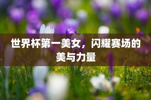 世界杯第一美女，闪耀赛场的美与力量