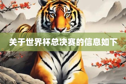 关于世界杯总决赛的信息如下丹东日丰电子有限公司