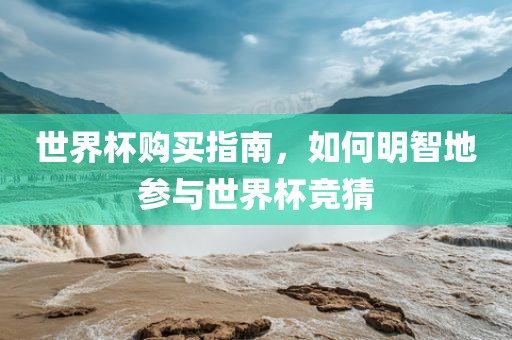 世界杯购买指南，如何明智地参与世界杯竞猜