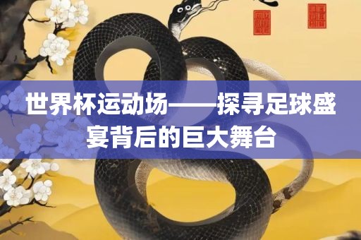 世界杯运动场——探寻足球盛宴背后的巨大舞台