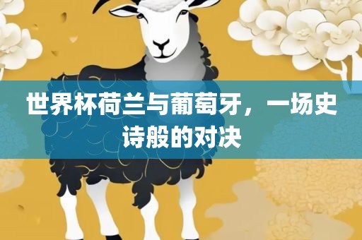 世界杯荷兰与葡萄牙，一场史诗般的对决