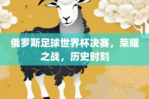 俄罗斯足球世界杯决赛，荣耀之战，历史时刻