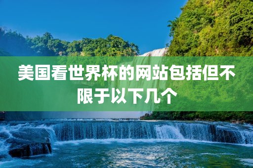 美国看世界杯的网站包括但不限于以下几个