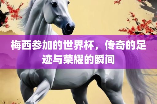 梅西参加的世界杯，传奇的足迹与荣耀的瞬间