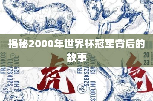 揭秘2000年世界杯冠军背后的故事