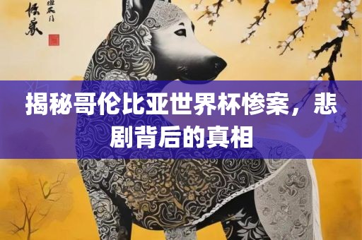 揭秘哥伦比亚世界杯惨案，悲剧背后的真相
