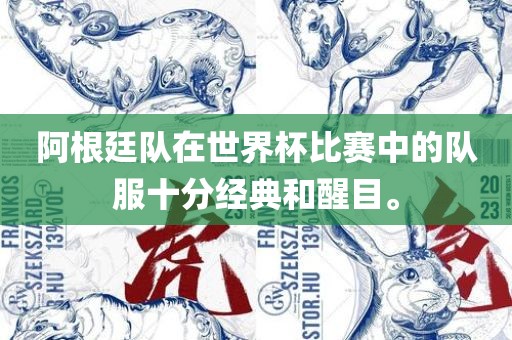 阿根廷队在世界杯比赛中的队服十分经典和醒目。