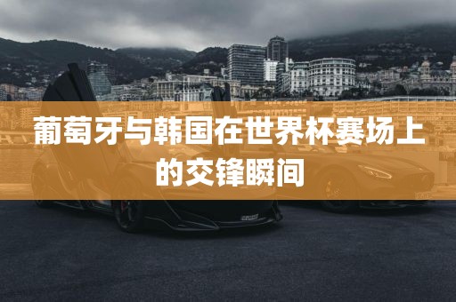 葡萄牙与韩国在世界杯赛场上的交锋瞬间