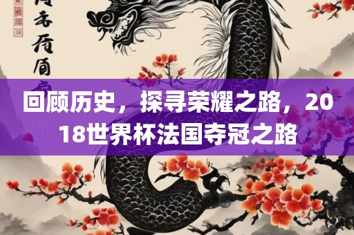 回顾历史，探寻荣耀之路，2018世界杯法国夺冠之路