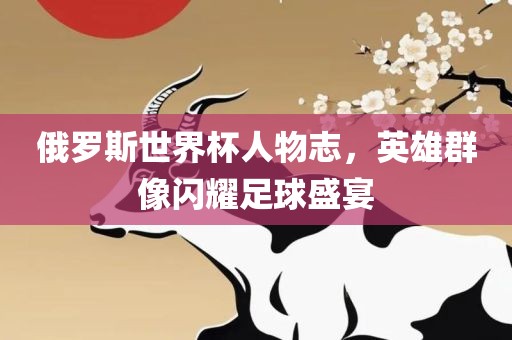 俄罗斯世界杯人物志，英雄群像闪耀足球盛宴