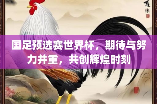 国足预选赛世界杯，期待与努力并重，共创辉煌时刻