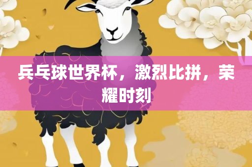 兵乓球世界杯，激烈比拼，荣耀时刻