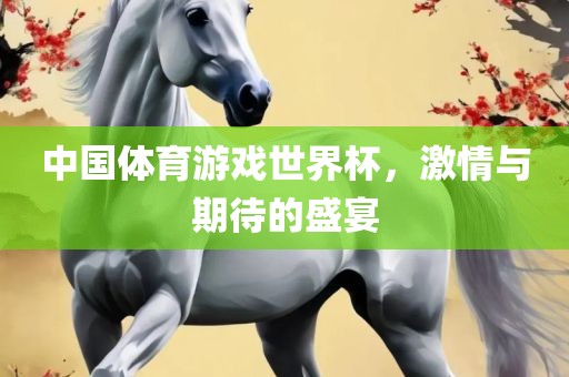 中国体育游戏世界杯，激情与期待的盛宴