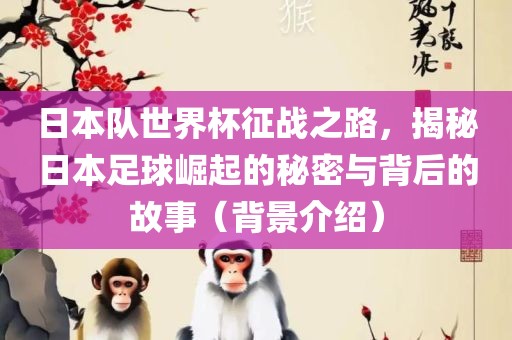 日本队世界杯征战之路，揭秘日本足球崛起的秘密与背后的故事（背景介绍）