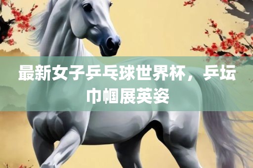 最新女子乒乓球世界杯，乒坛巾帼展英姿