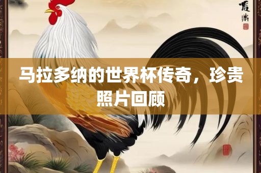 马拉多纳的世界杯传奇，珍贵照片回顾