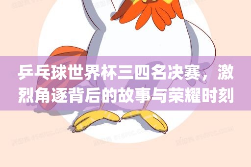 乒乓球世界杯三四名决赛，激烈角逐背后的故事与荣耀时刻