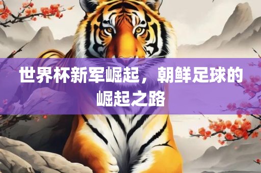 世界杯新军崛起，朝鲜足球的崛起之路丹东日丰电子有限公司