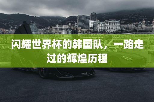 闪耀世界杯的韩国队，一路走过的辉煌历程
