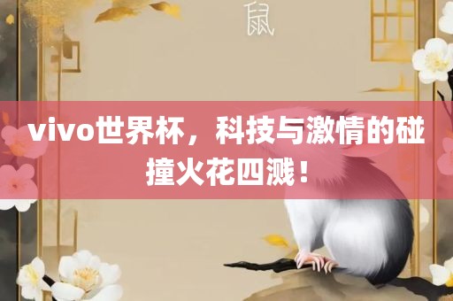 vivo世界杯，科技与激情的碰撞火花四溅！