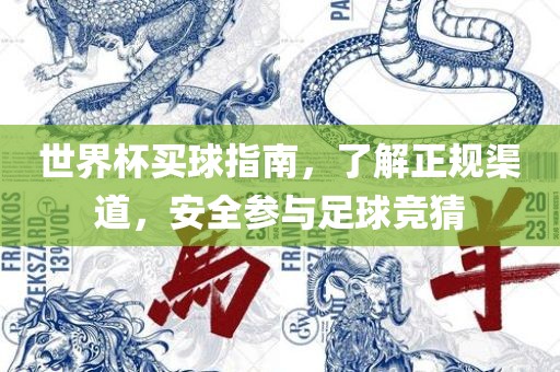世界杯买球指南，了解正规渠道，安全参与足球竞猜