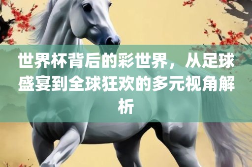 世界杯背后的彩世界，从足球盛宴到全球狂欢的多元视角解析