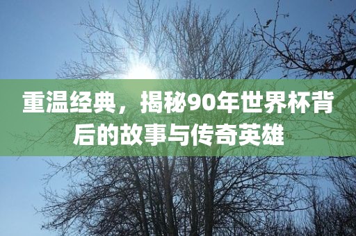 重温经典，揭秘90年世界杯背后的故事与传奇英雄