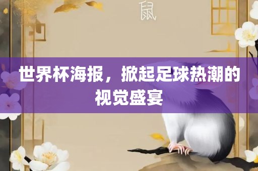 世界杯海报，掀起足球热潮的视觉盛宴
