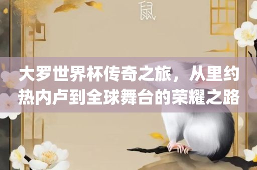 大罗世界杯传奇之旅，从里约热内卢到全球舞台的荣耀之路