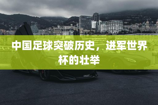 中国足球突破历史，进军世界杯的壮举