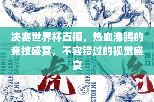 决赛世界杯直播，热血沸腾的竞技盛宴，不容错过的视觉盛宴