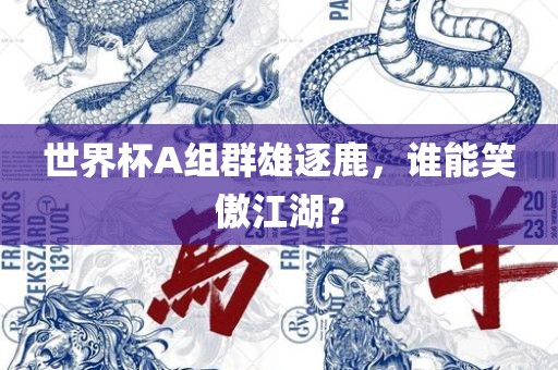 世界杯A组群雄逐鹿，谁能笑傲江湖？