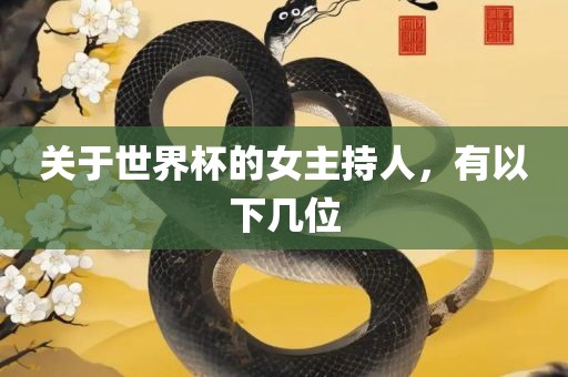 关于世界杯的女主持人，有以下几位丹东日丰电子有限公司