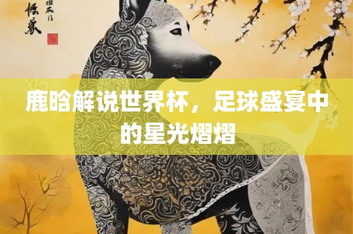 鹿晗解说世界杯，足球盛宴中的星光熠熠丹东日丰电子有限公司