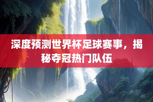深度预测世界杯足球赛事，揭秘夺冠热门队伍