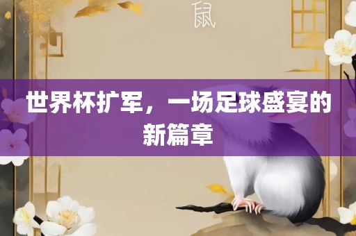 世界杯扩军，一场足球盛宴的新篇章丹东日丰电子有限公司