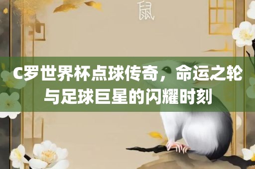 C罗世界杯点球传奇，命运之轮与足球巨星的闪耀时刻丹东日丰电子有限公司