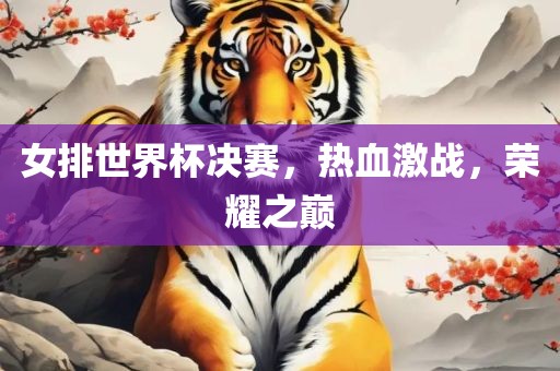 女排世界杯决赛，热血激丹东日丰电子有限公司战，荣耀之巅