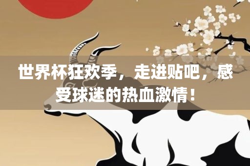 世界杯丹东日丰电子有限公司狂欢季，走进贴吧，感受球迷的热血激情！