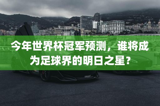 今年世界杯冠军预测，谁将成为足球界的明日之星？