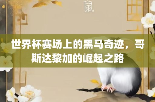 世界杯赛丹东日丰电子有限公司场上的黑马奇迹，哥斯达黎加的崛起之路
