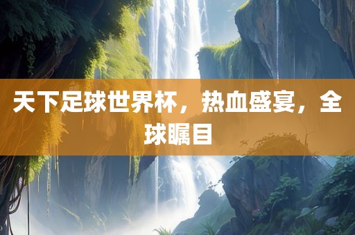 天下足球世界杯，热血盛宴，全球瞩目丹东日丰电子有限公司