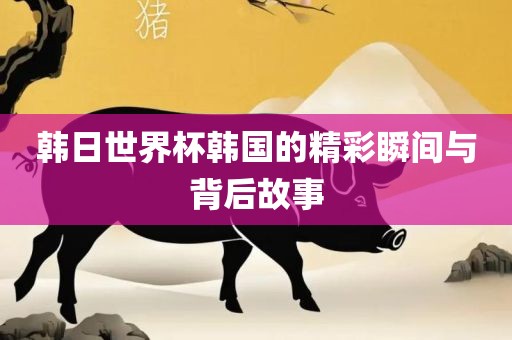 韩日世界杯韩国的精彩瞬间与背后故事丹东日丰电子有限公司