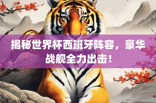 揭秘世界杯西班牙阵容，豪华战舰全力出击！