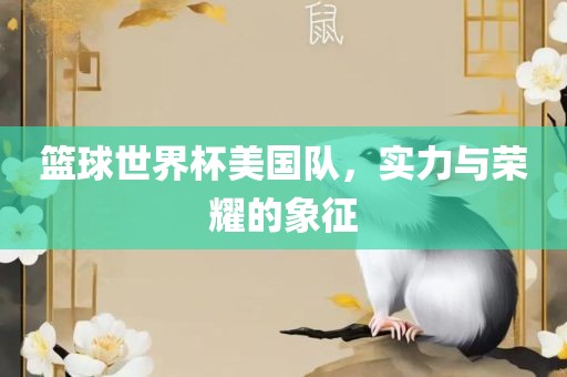篮球世界杯美国队，实力与荣耀的象征